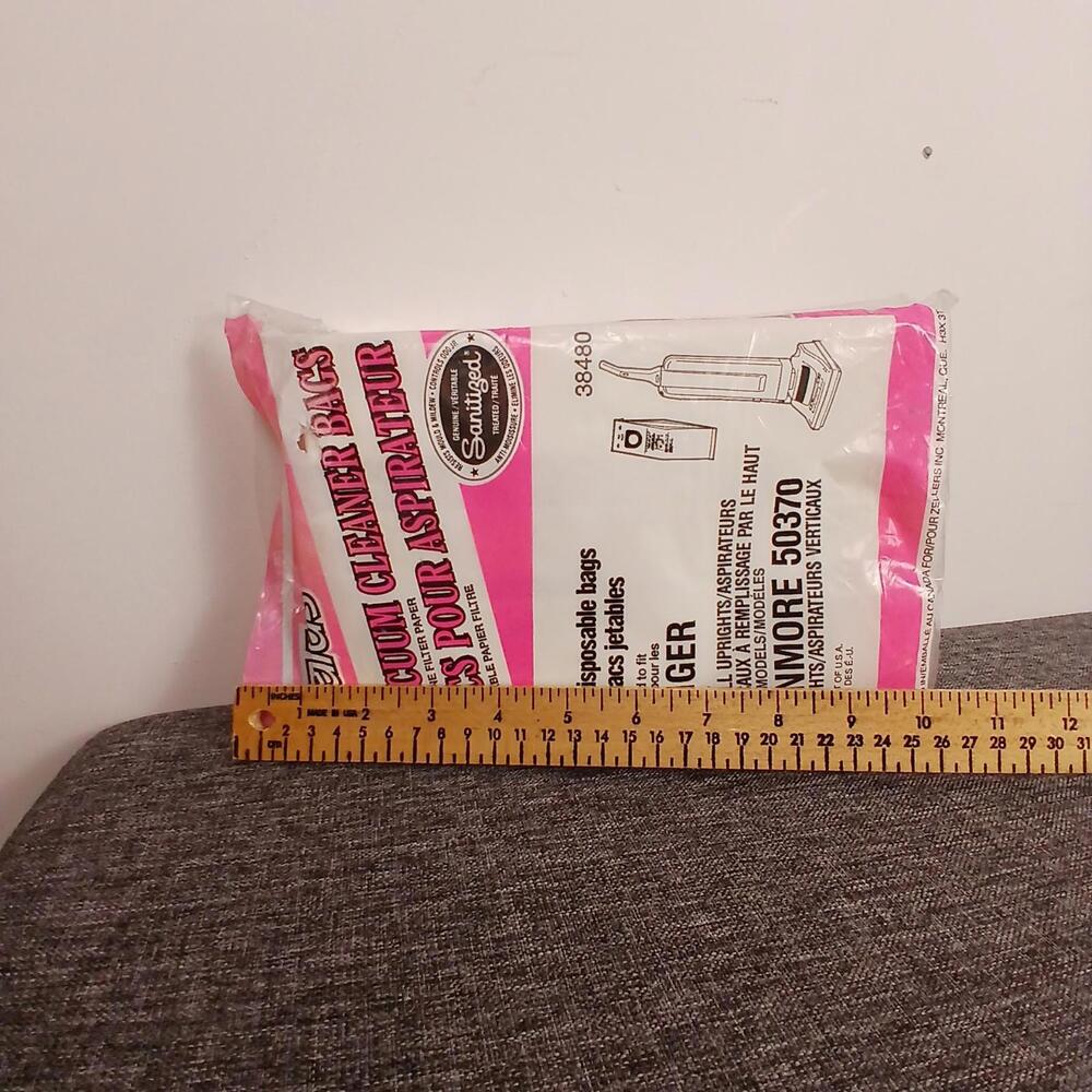 Vintage Kenmore 50370 Vacuum Cleaner Bags Singer Sub 3 HB SB Upright 6 Pack Sani - Picture 6 of 7